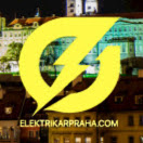 Je to logo společnosti elektrikář Praha